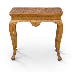 A GEORGE I GILTWOOD AND CUT-GESSO SIDE TABLE