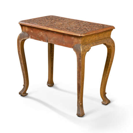 A GEORGE I GILTWOOD AND CUT-GESSO SIDE TABLE - фото 3