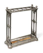 Victorian period. A VICTORIAN POLISHED CAST IRON STICK STAND