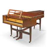 A GEORGE III HOLLY-STRUNG MAHOGANY STRAIGHT-STRUNG GRAND PIANO, WITH EBONY AND IVORY KEY COVERINGS - photo 1