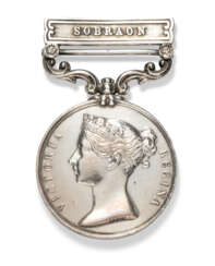 Sutlej Medal 1845-46, one clasp, Sobraon (impressed Serge William Rutherford, 29th Regiment)
