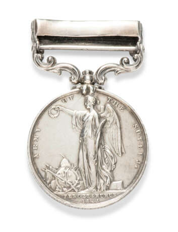 Sutlej Medal 1845-46, one clasp, Sobraon (impressed Serge William Rutherford, 29th Regiment) - photo 2
