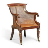 A WILLIAM IV MAHOGANY LIBRARY BERGERE - Foto 1