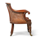 A WILLIAM IV MAHOGANY LIBRARY BERGERE - Foto 3