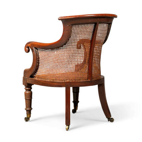 A WILLIAM IV MAHOGANY LIBRARY BERGERE - Foto 4