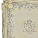 A PAIR OF GEORGE II SILVER-GILT WAITERS - фото 2