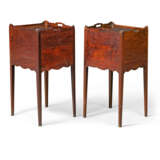 A PAIR OF GEORGE III MAHOGANY BEDSIDE CUPBOARDS - photo 3