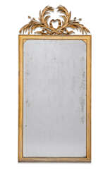 A GILTWOOD AND COMPOSITION PIER MIRROR