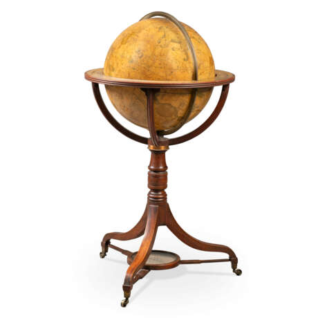 A PAIR OF 18 INCH REGENCY MAHOGANY TERRESTRIAL AND CELESTIAL GLOBES - photo 7