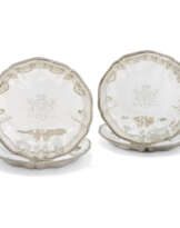 A SET OF FOUR GEORGE III SILVER VEGETABLE DISHES FROM THE 2ND BARON SANDYS' DINNER SERVICE