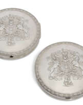 TWO GEORGE IV SILVER SEAL BOXES