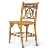 A SET OF FOUR REGENCY BAMBOO AND SIMULATED BAMBOO SIDE CHAIRS - photo 5