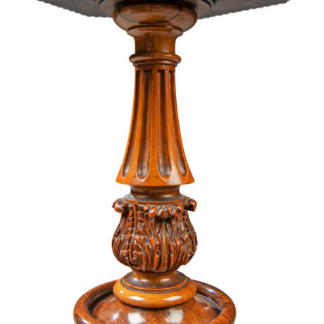 A PAIR OF REGENCY BRAZILIAN ROSEWOOD TRIPOD STANDS OR WINE TABLES - фото 3