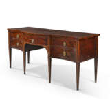 A GEORGE III BOXWOOD STRUNG, TULIPWOOD AND INDIAN ROSEWOOD CROSSBANDED, MAHOGANY SERPENTINE SIDEBOARD - photo 5