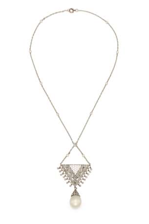 Peal-Diamond-Necklace - Foto 1