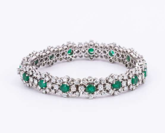Emerald-Diamond-Bracelet - фото 2