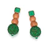 Emerald-Coral-Ear-Jewellery - фото 2