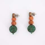 Emerald-Coral-Ear-Jewellery - фото 3