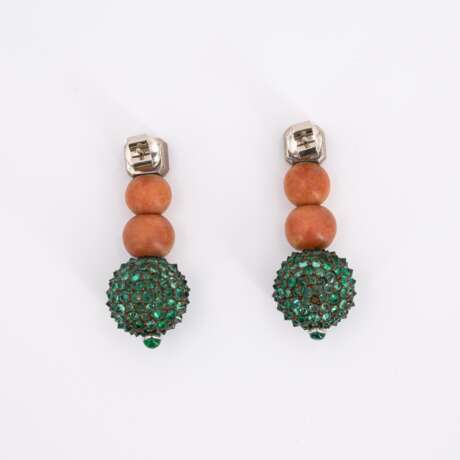 Emerald-Coral-Ear-Jewellery - фото 4