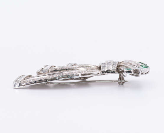 Diamond-Emerald-Brooch - Foto 2