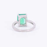 Columbian Emerald-Diamond-Ring - фото 3