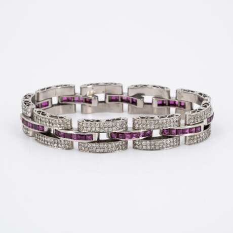 Ruby-Diamond-Bracelet - photo 4