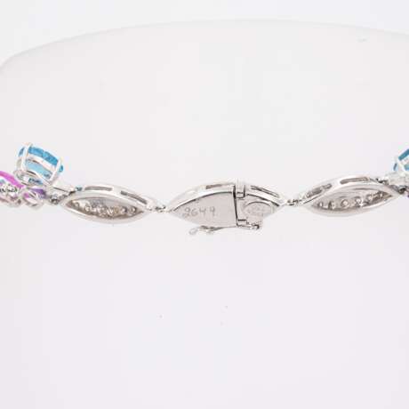 Tutti-Frutti-Diamond-Set: Necklace and Ear Jewelry - фото 4