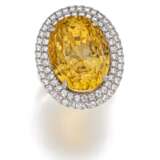 Ceylon-Sapphire-Diamond-Ring - photo 1