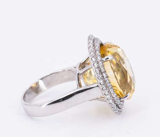 Ceylon-Sapphire-Diamond-Ring - фото 2