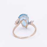 Aquamarine-Diamond-Ring - фото 3