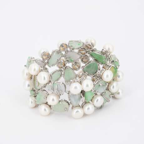 Jadeite-Pearl-Bracelet - photo 3