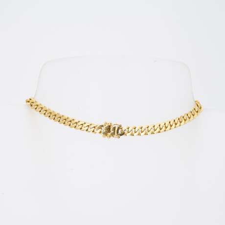 Curb Chain Necklace-With-Solitaire - Foto 3