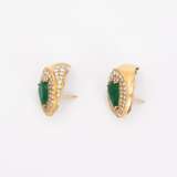 Emerald-Diamond-Set: Necklace and Earstuds - Foto 5