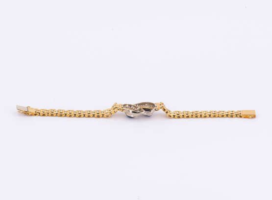 Sapphire-Diamond-Set: Necklace, Bracelet, Ring and Ear Studs - photo 6