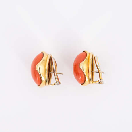 Coral-Set: Ring and Ear Studs - photo 7