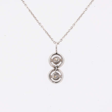 Diamond-Set: Bracelet and Pendant Necklace - photo 2