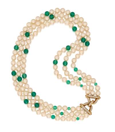 Gemstone-Pearl-Necklace - фото 1