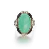Jadeite-Diamond-Ring - photo 1