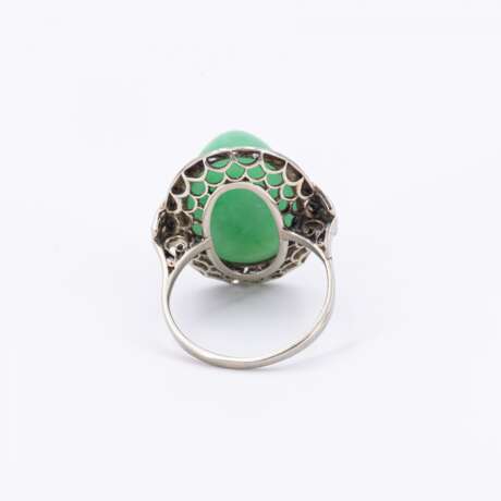 Jadeite-Diamond-Ring - photo 3