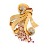 Ruby-Diamond-Brooch - Foto 1