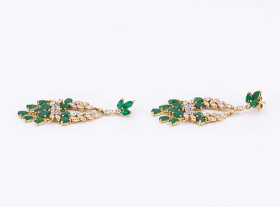 Emerald-Diamond-Ear Jewelry - Foto 2