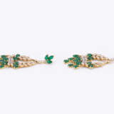 Emerald-Diamond-Ear Jewelry - фото 2