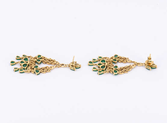 Emerald-Diamond-Ear Jewelry - фото 3