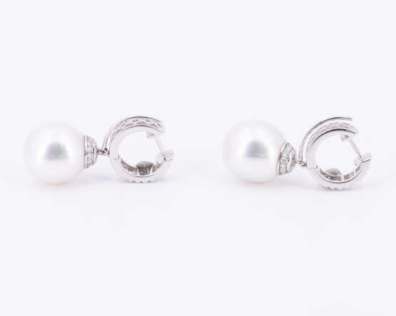 South Sea-Pearl-Diamond-Ear Jewelry - photo 3