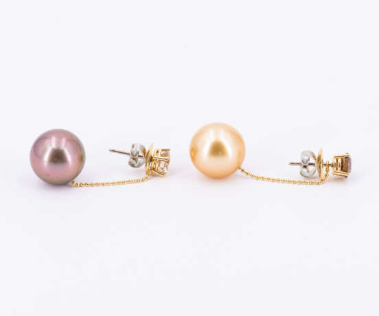 Pearl-Diamond-Ear Jewelry - Foto 2
