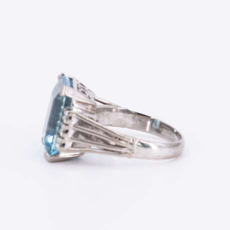 Aquamarine-Diamond-Ring - фото 4