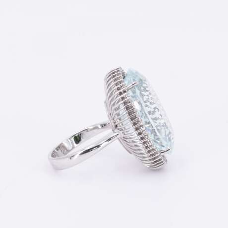 Aquamarine-Diamond-Ring - photo 2