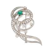 Emerald-Diamond-Brooch - Foto 1