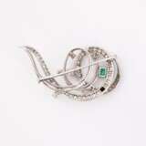 Emerald-Diamond-Brooch - Foto 3