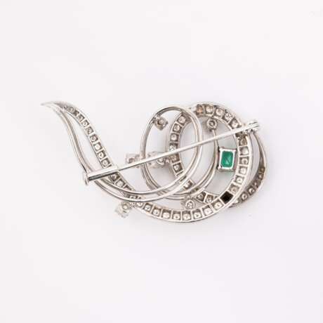 Emerald-Diamond-Brooch - Foto 3